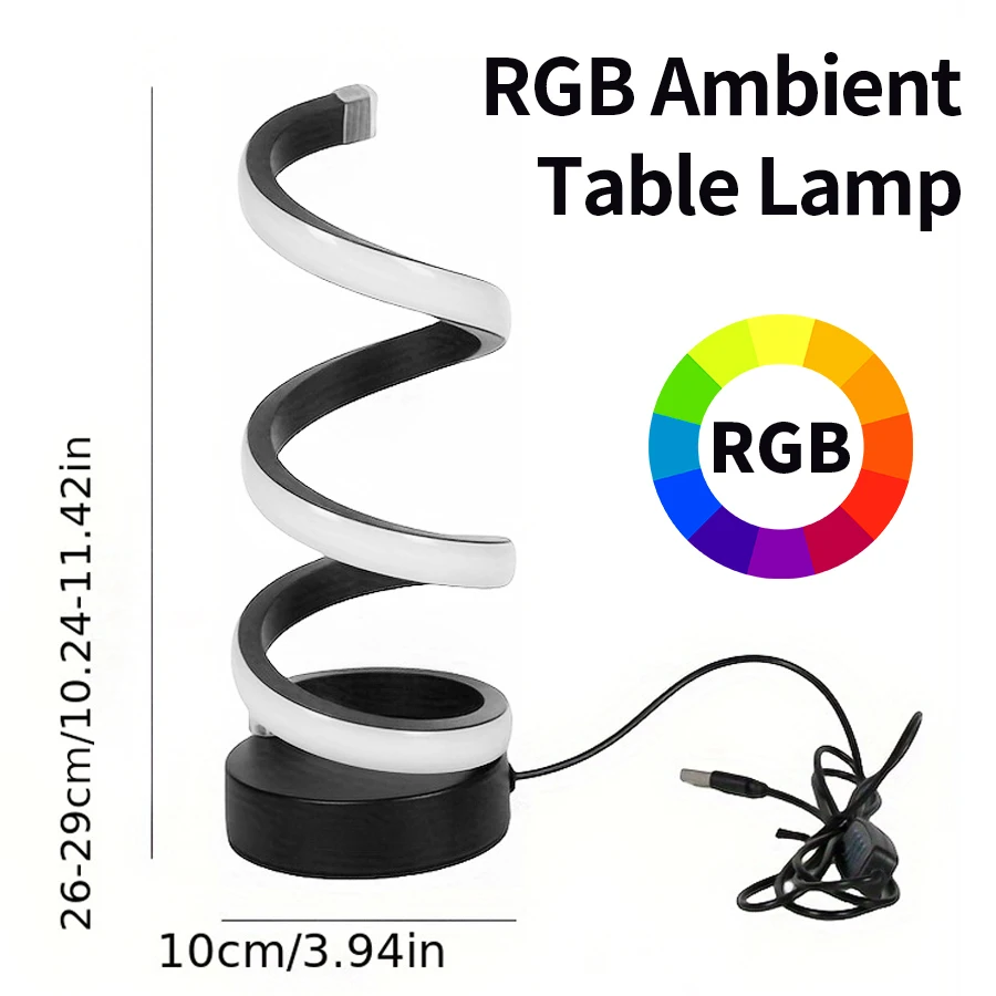 Forme Spirale avec Fonctions RGB