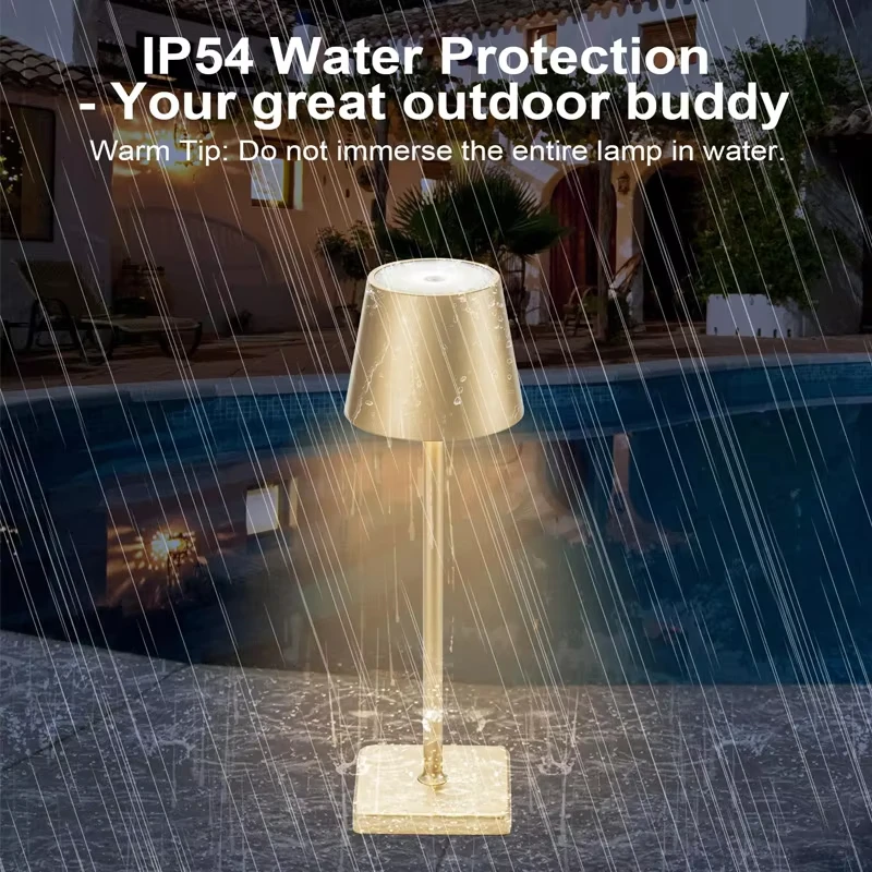 Lampe LED Déco Table Salon Bureau Sans Fil Tactile Rechargeable USB C Abat-Jour – Image 5