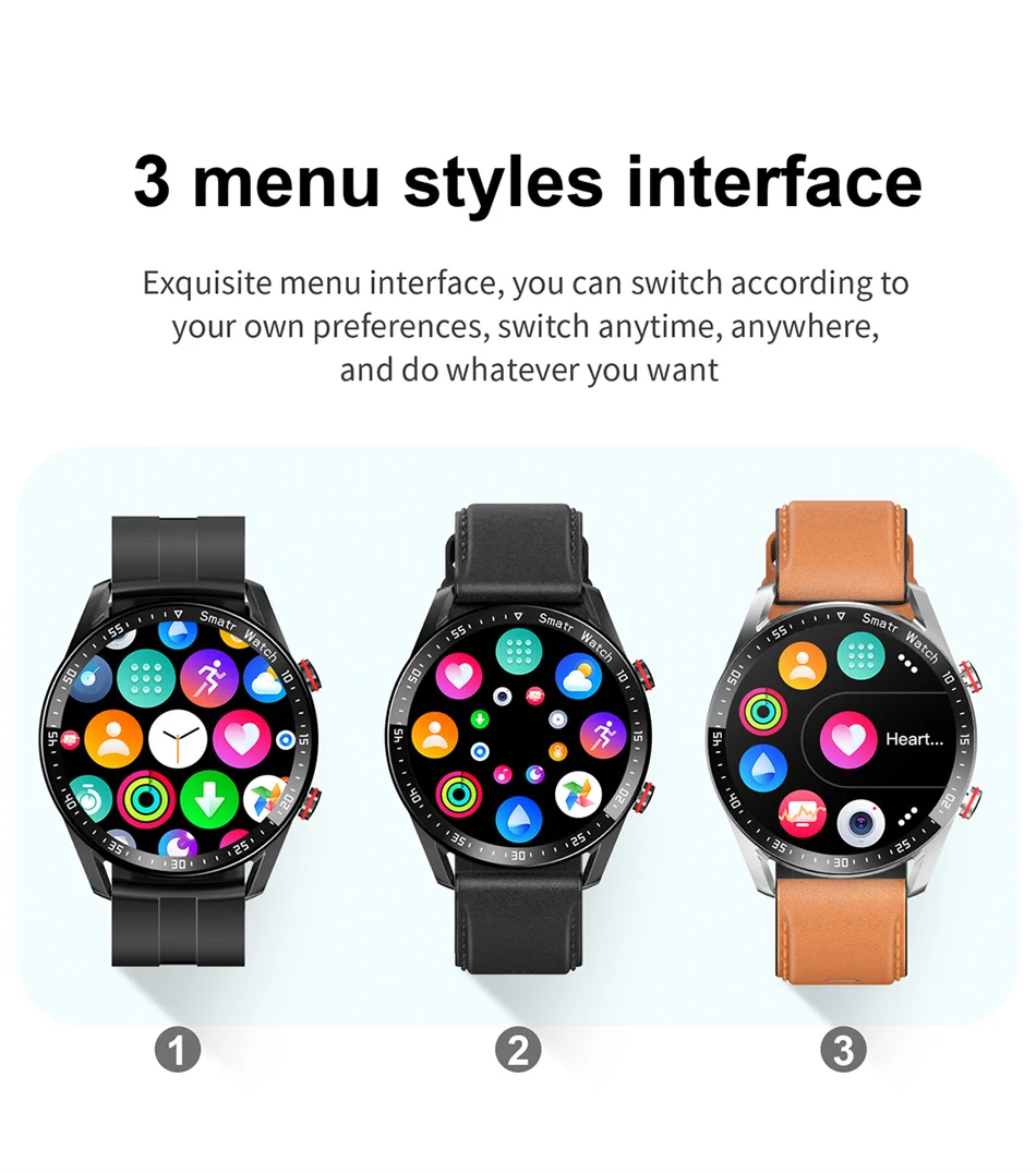 Montre intelligente d'appel Bluetooth pour homme, écran HD 2024x360, fréquence cardiaque, suivi de la condition physique, ECG + PPG, montres intelligentes professionnelles pour Huawei, nouveau, 360 Montre intelligente d'appel Bluetooth pour homme, écran HD 2024x360, fréquence cardiaque, suivi de la condition physique, ECG + PPG, montres intelligentes professionnelles pour Huawei, nouveau, 360