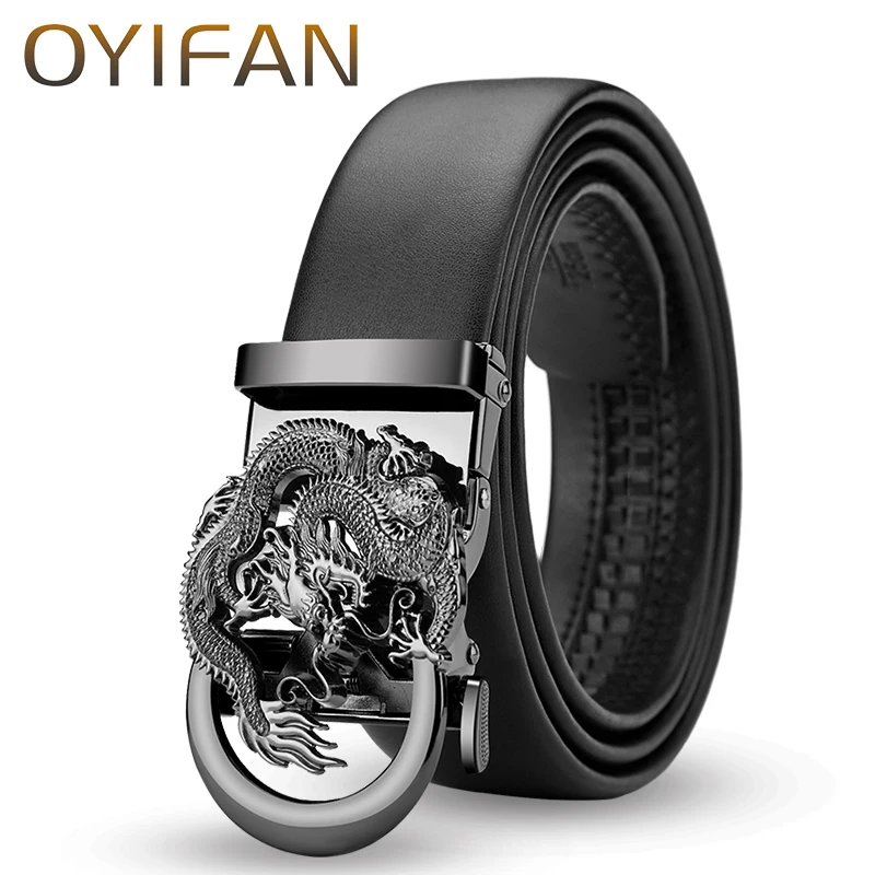 OYIFAN – ceinture en cuir véritable pour hommes, ceintures automatiques, ceintures à cliquet réglables, ceinture d\'affaires pour hommes OYIFAN – ceinture en cuir véritable pour hommes, ceintures automatiques, ceintures à cliquet réglables, ceinture d\'affaires pour hommes