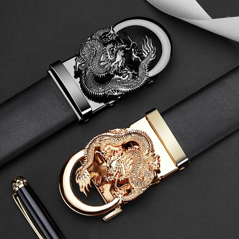 OYIFAN – ceinture en cuir véritable pour hommes, ceintures automatiques, ceintures à cliquet réglables, ceinture d\'affaires pour hommes OYIFAN – ceinture en cuir véritable pour hommes, ceintures automatiques, ceintures à cliquet réglables, ceinture d\'affaires pour hommes