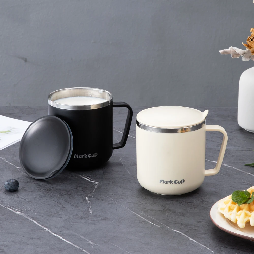 Mug Tasse Isotherme Thermos Anti Chute Brulure 40cl Couvercle Acier Inoxydable – Image 4