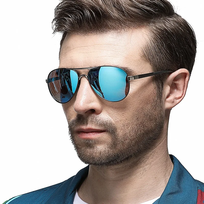 Lunettes de Soleil Hommes Femmes Polarisées Aviateur Miroir Protection UV 400 – Image 5