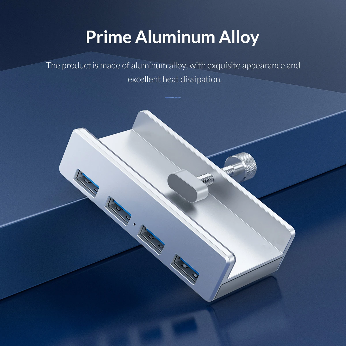 MZX Clip aluminium USB HUB 3.0 Station d'accueil 3 0 multi-hub séparateur adaptateur A C Extension concentrateur ordinateur de bureau USB Hub Dock