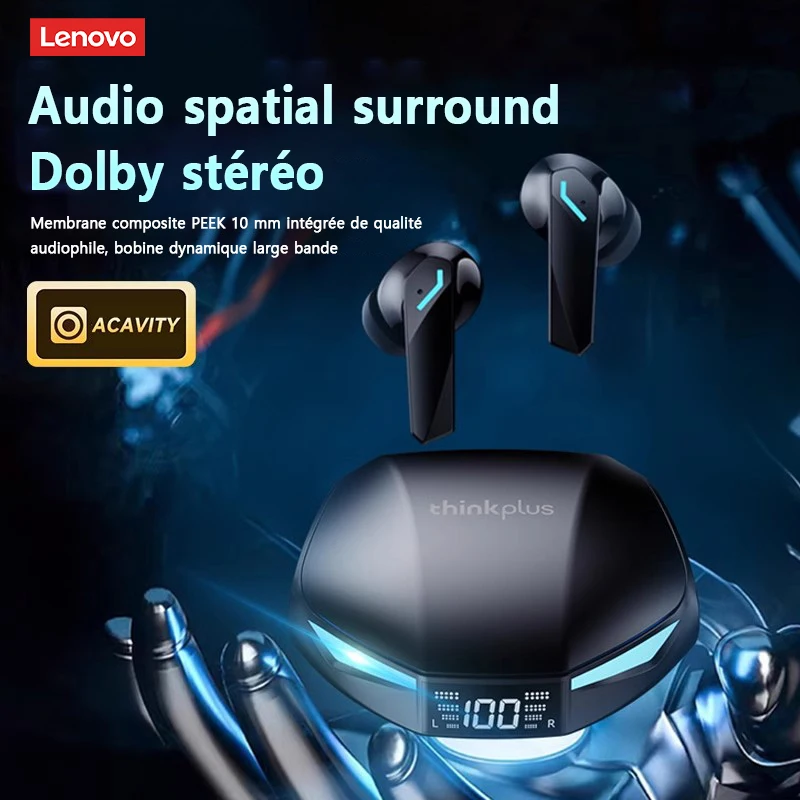 Ecouteur Bluetooth 5.4 Intra-Auriculaire LED Faible Latence Gaming GM2 PRO MAX – Image 2