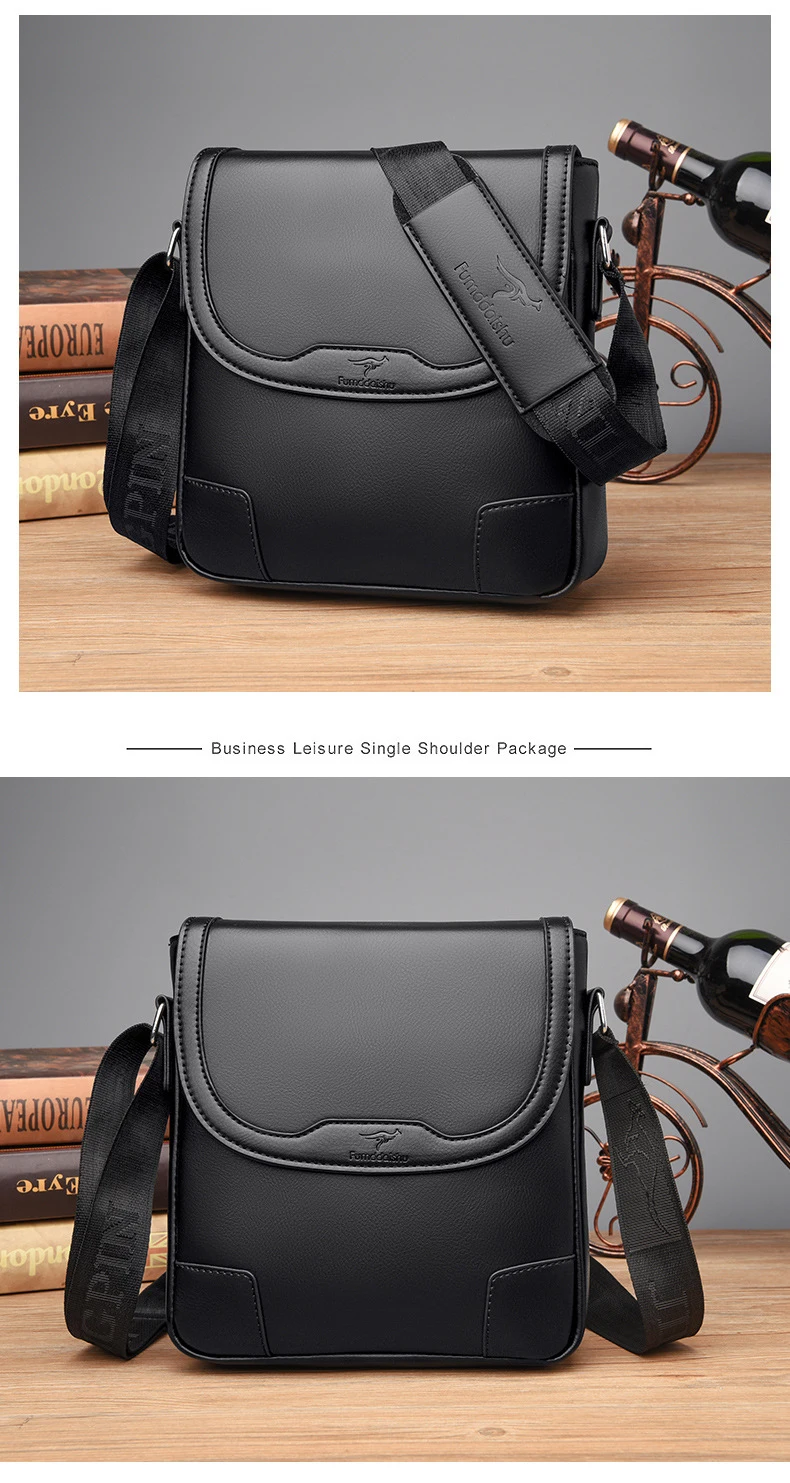 Marque de luxe hommes sacs à bandoulière en cuir étanche sac à main d\'affaires fourre-tout de voyage bandoulière sac de messager Pack pour homme Marque de luxe hommes sacs à bandoulière en cuir étanche sac à main d\'affaires fourre-tout de voyage bandoulière sac de messager Pack pour homme