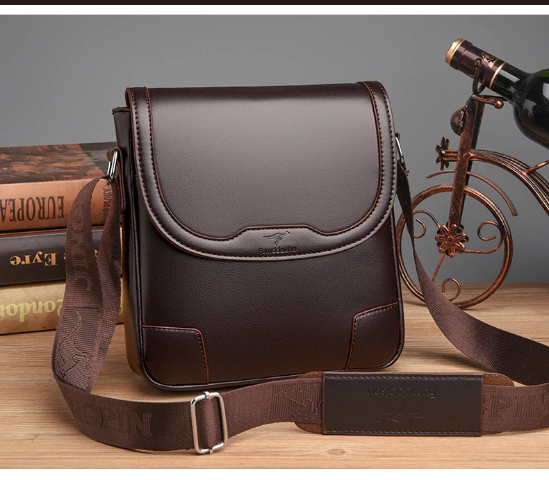 Marque de luxe hommes sacs à bandoulière en cuir étanche sac à main d\'affaires fourre-tout de voyage bandoulière sac de messager Pack pour homme Marque de luxe hommes sacs à bandoulière en cuir étanche sac à main d\'affaires fourre-tout de voyage bandoulière sac de messager Pack pour homme