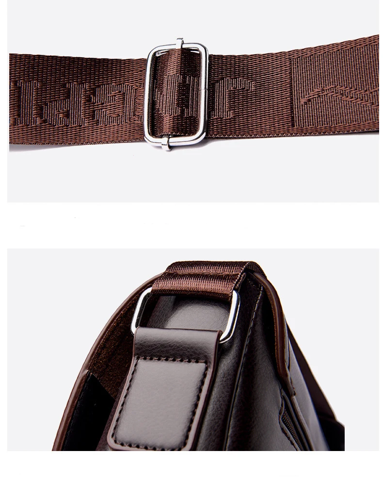 Marque de luxe hommes sacs à bandoulière en cuir étanche sac à main d\'affaires fourre-tout de voyage bandoulière sac de messager Pack pour homme Marque de luxe hommes sacs à bandoulière en cuir étanche sac à main d\'affaires fourre-tout de voyage bandoulière sac de messager Pack pour homme