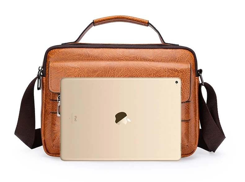 Sacs de messager de marque kangourou de luxe hommes en cuir sac à bandoulière décontracté pour hommes marron noir sac à bandoulière d\'affaires sac à main masculin Sacs de messager de marque kangourou de luxe hommes en cuir sac à bandoulière décontracté pour hommes marron noir sac à bandoulière d\'affaires sac à main masculin