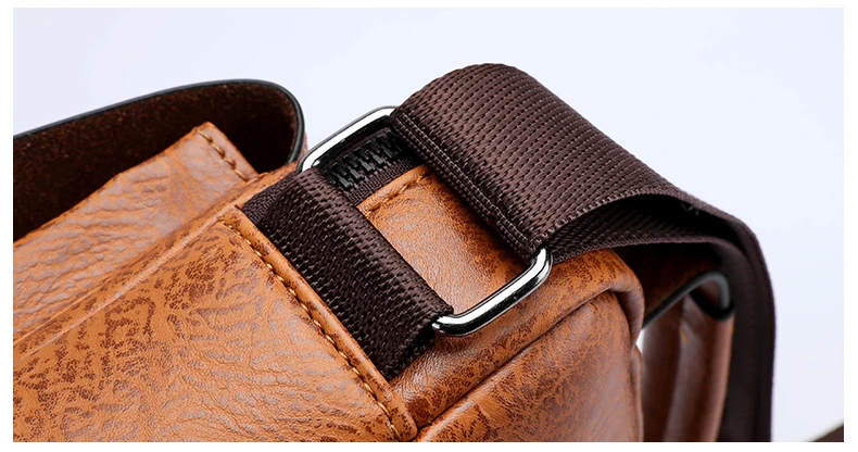 Sacs de messager de marque kangourou de luxe hommes en cuir sac à bandoulière décontracté pour hommes marron noir sac à bandoulière d\'affaires sac à main masculin Sacs de messager de marque kangourou de luxe hommes en cuir sac à bandoulière décontracté pour hommes marron noir sac à bandoulière d\'affaires sac à main masculin