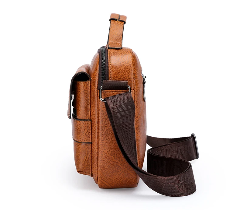 Sacs de messager de marque kangourou de luxe hommes en cuir sac à bandoulière décontracté pour hommes marron noir sac à bandoulière d\'affaires sac à main masculin Sacs de messager de marque kangourou de luxe hommes en cuir sac à bandoulière décontracté pour hommes marron noir sac à bandoulière d\'affaires sac à main masculin