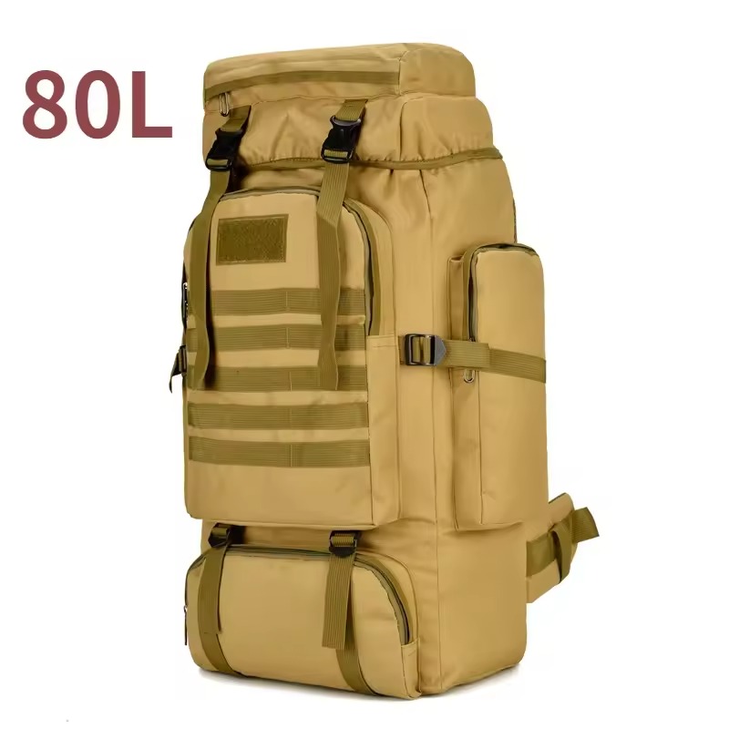 Sac à Dos de Randonnée Montagne Camping Alpinisme Survie 80 Litres Vert Voyage