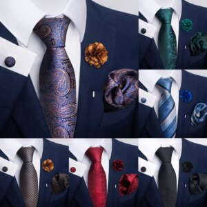 Cravate Homme Mouchoir Boutonnière Rose Boutons Manchettes Paisley Mariage Fêtes