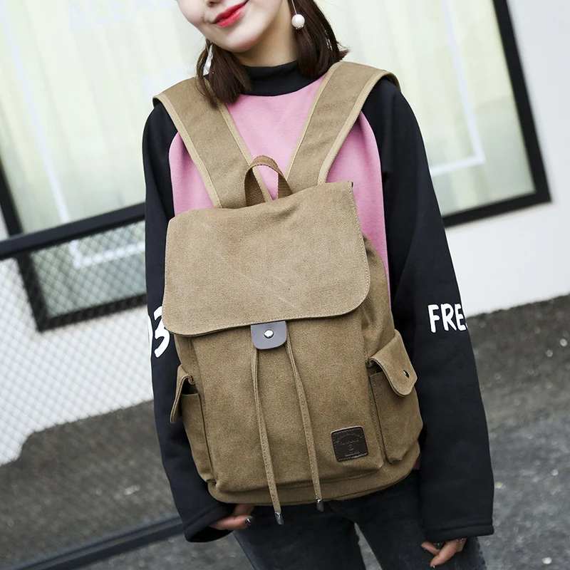 Nouveau haute qualité toile hommes sac à dos grand sac d\'école à bandoulière sac à dos pour garçons voyage mode Camping sacs mode sacs simples