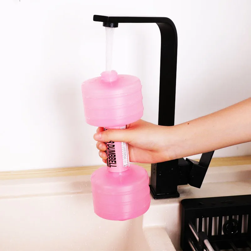 Poids Haltère à Eau Gourde Musculation 0 à 1 Kilo Rose Bleu Femme Sport Fitness – Image 2