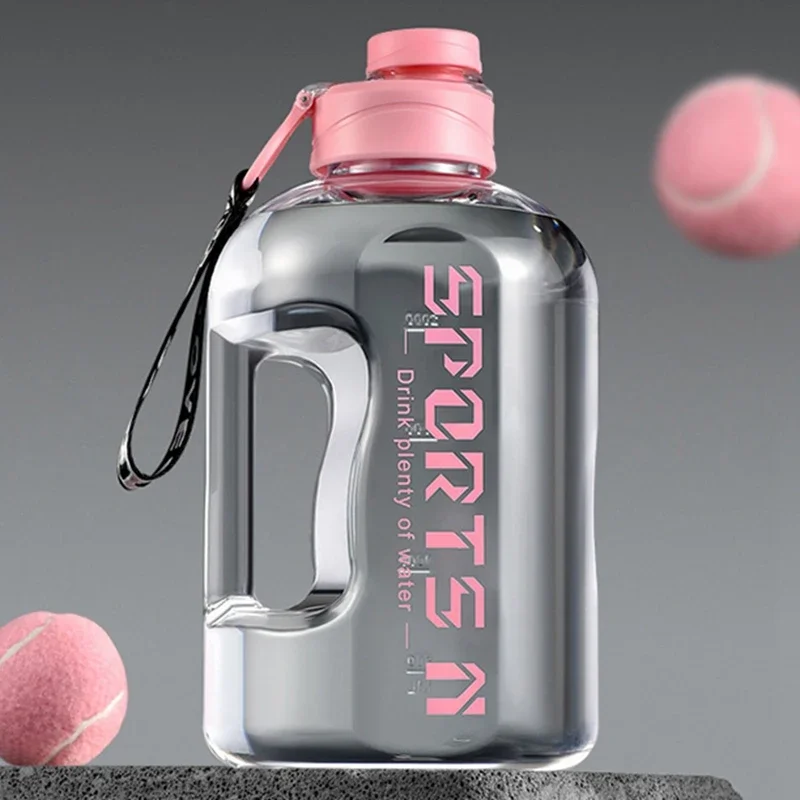 Bouteille d\'eau de sport 1,7 l/2,7 l, tasse de cyclisme, Portable, grande capacité, pour Fitness, Camping, bouilloire d\'eau pour hommes