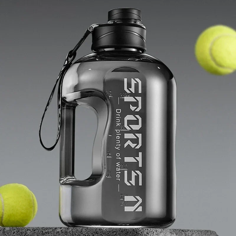 Bouteille d\'eau de sport 1,7 l/2,7 l, tasse de cyclisme, Portable, grande capacité, pour Fitness, Camping, bouilloire d\'eau pour hommes