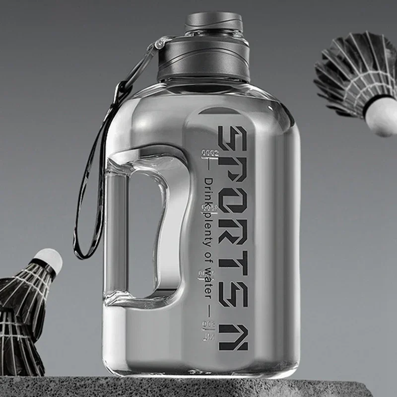 Bouteille d\'eau de sport 1,7 l/2,7 l, tasse de cyclisme, Portable, grande capacité, pour Fitness, Camping, bouilloire d\'eau pour hommes