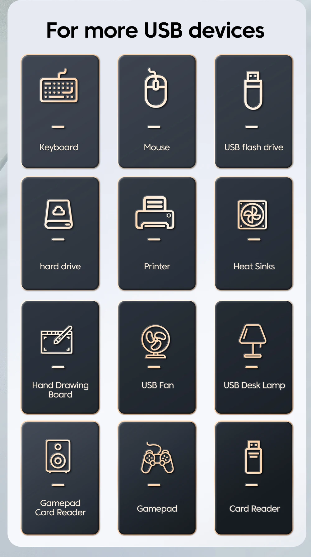 Adaptateur multi-répartiteur Hub USB 2.0, 10 Ports, 5Gbps, haute vitesse, adaptateur d\'alimentation, extenseur Multiple à 7 ports pour PC et ordinateur portable