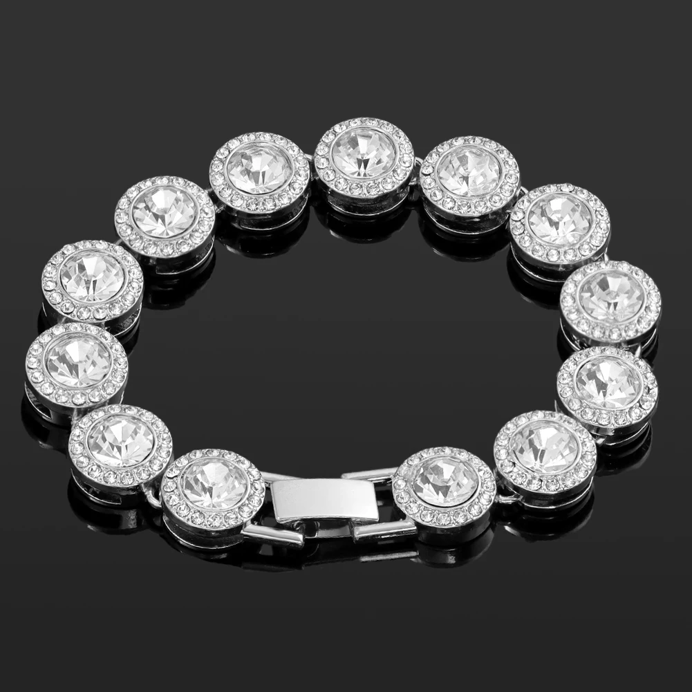 Rond Argenté Strass
