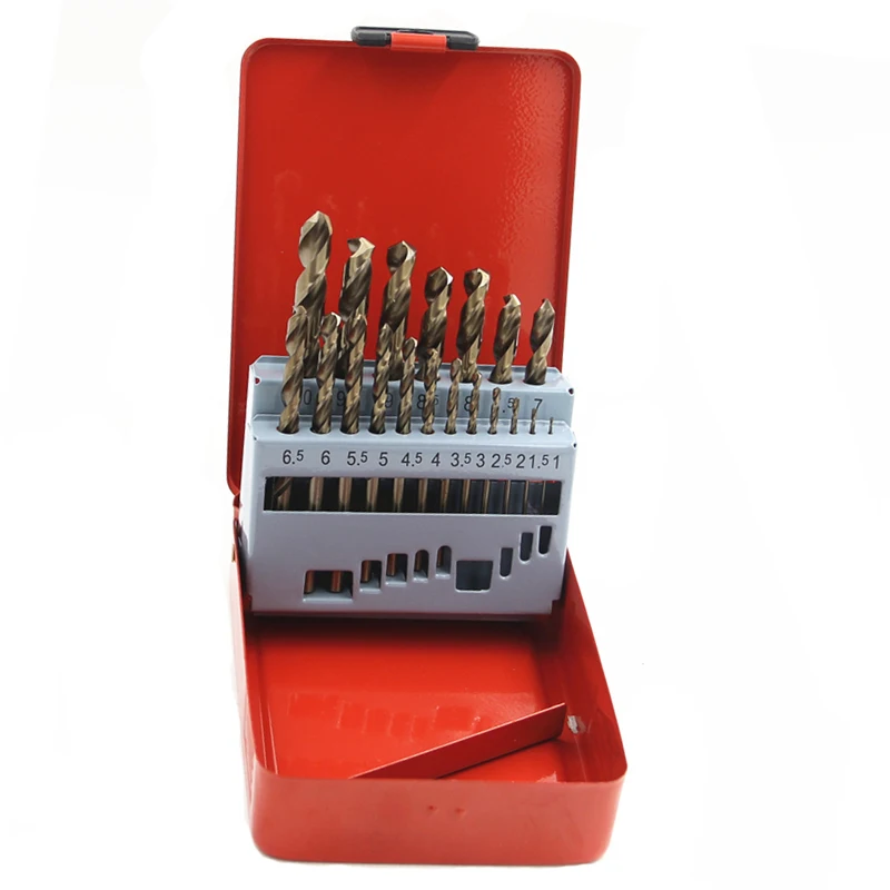 HSS-Co M35 forets hélicoïdaux à tige droite en Cobalt de haute qualité, accessoires d\'outils électriques pour le perçage du métal, de l\'acier inoxydable HSS-Co M35 forets hélicoïdaux à tige droite en Cobalt de haute qualité, accessoires d\'outils électriques pour le perçage du métal, de l\'acier inoxydable