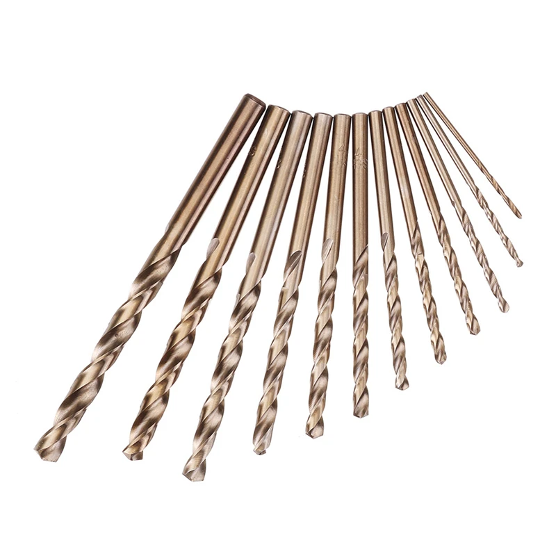 HSS-Co M35 forets hélicoïdaux à tige droite en Cobalt de haute qualité, accessoires d\'outils électriques pour le perçage du métal, de l\'acier inoxydable HSS-Co M35 forets hélicoïdaux à tige droite en Cobalt de haute qualité, accessoires d\'outils électriques pour le perçage du métal, de l\'acier inoxydable