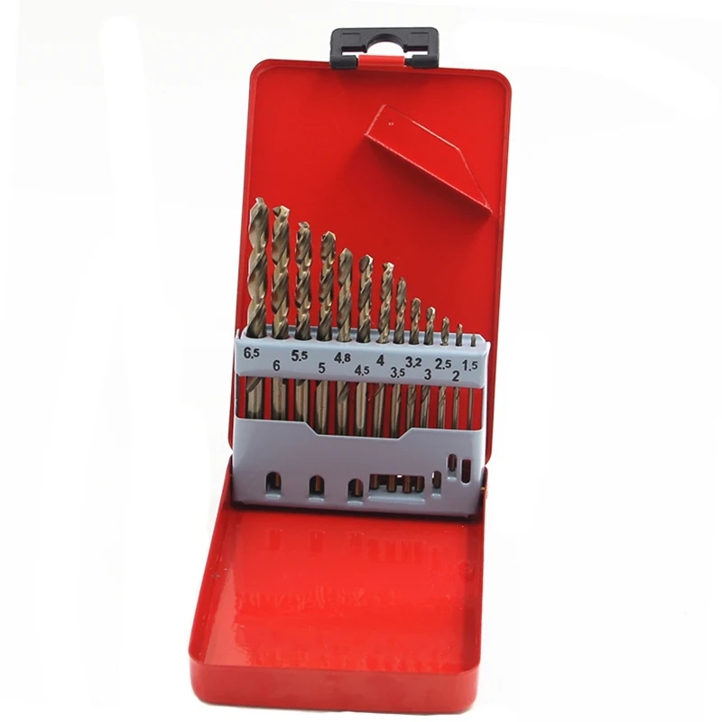 HSS-Co M35 forets hélicoïdaux à tige droite en Cobalt de haute qualité, accessoires d\'outils électriques pour le perçage du métal, de l\'acier inoxydable HSS-Co M35 forets hélicoïdaux à tige droite en Cobalt de haute qualité, accessoires d\'outils électriques pour le perçage du métal, de l\'acier inoxydable