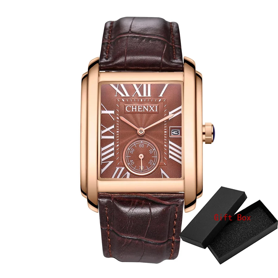 Doré Marron Bracelet Cuir Marron