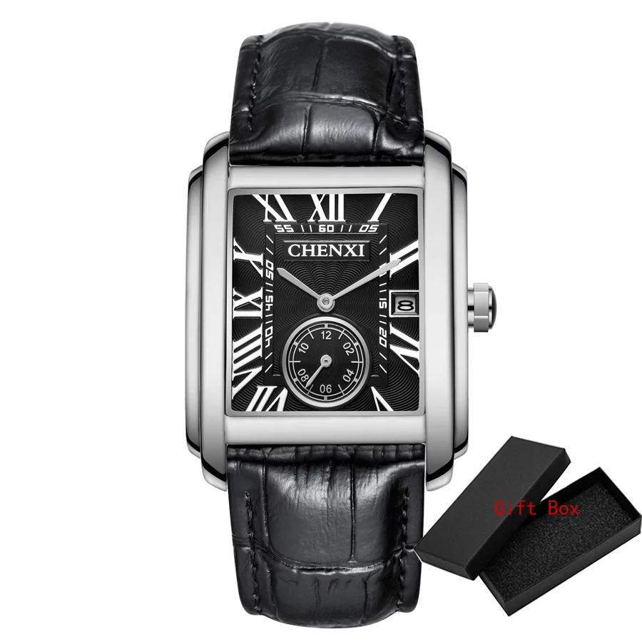 Chrome Noir Bracelet Cuir Noir