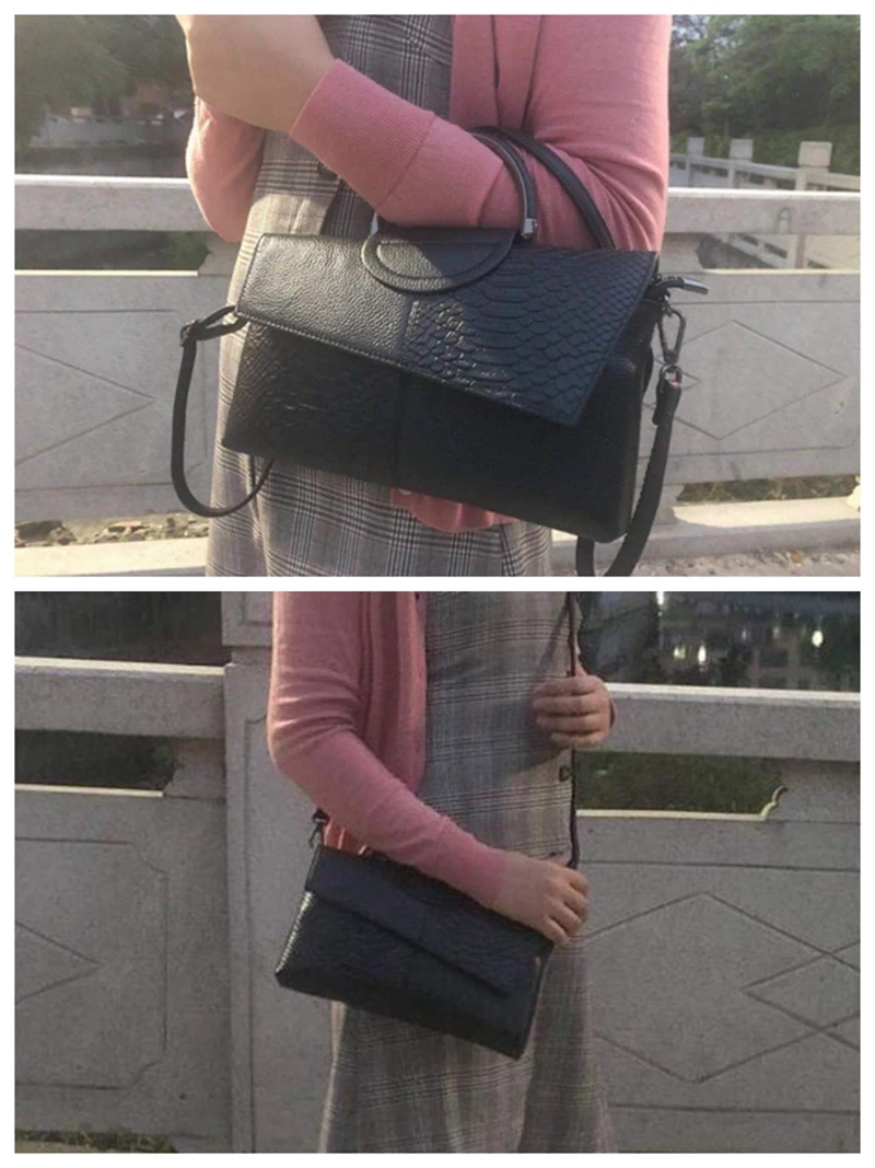 Sac à bandoulière en cuir synthétique PU pour femmes, sac à main et bourse à rabat à motif d\'alligator pour dîner de mariage décontracté