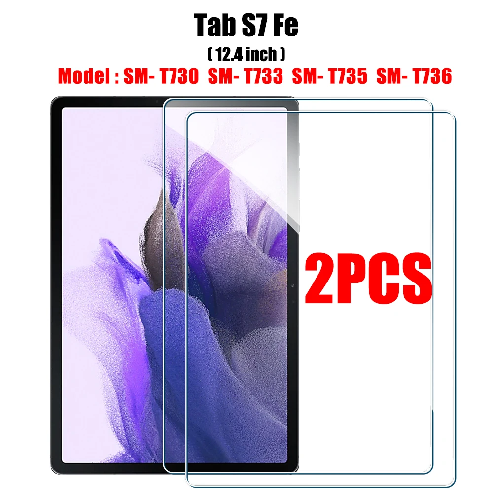 2 Pièces pour Galaxy Tab S7 Fe