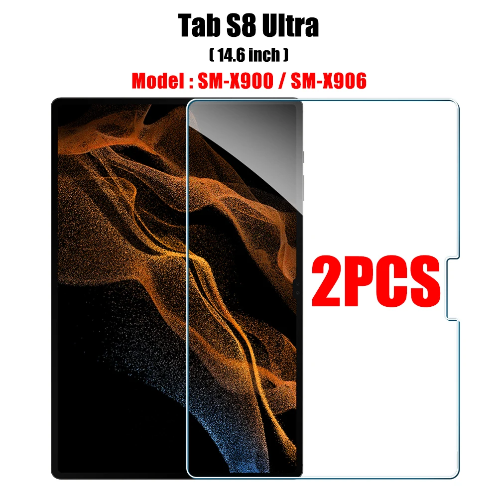 2 Pièces pour Galaxy Tab S8 Ultra