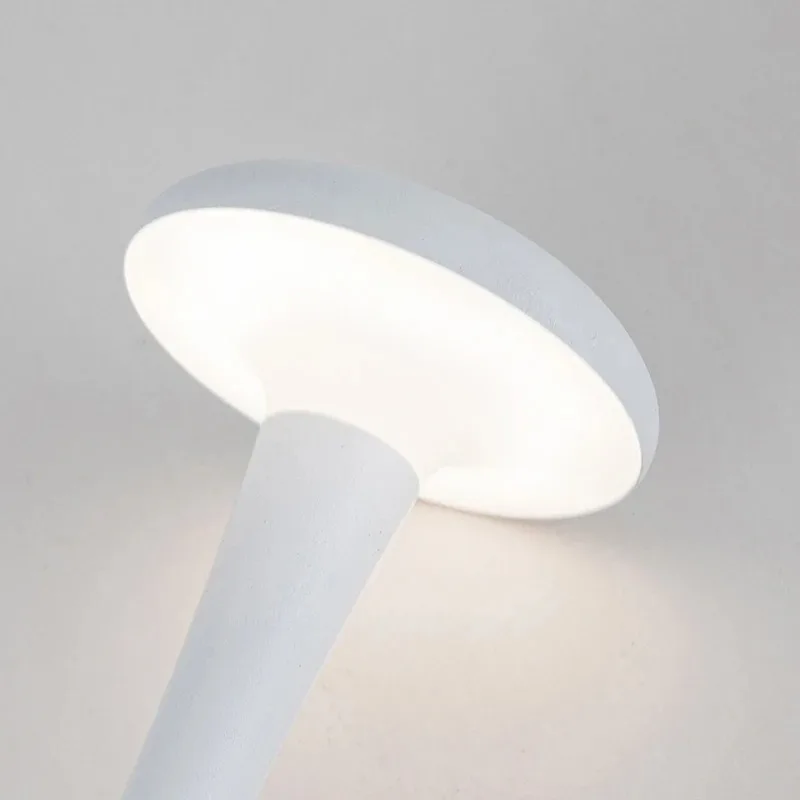 Nouveauté lampe de Table champignon lampe tactile sans fil Rechargeable lampe créative USB-C lampe de bureau hôtel chambre lumière d\'ambiance