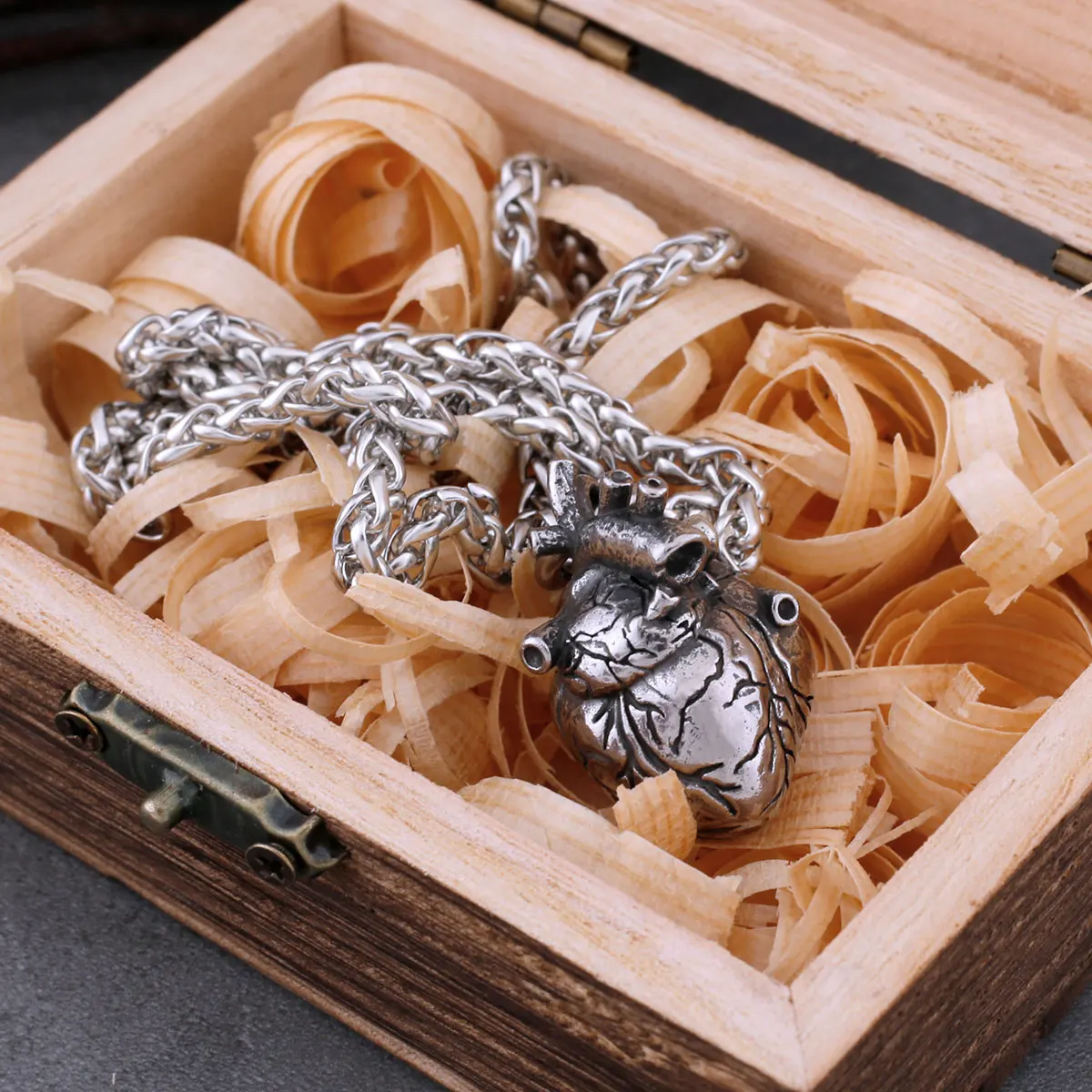 Collier 60cm + Pendentif + Boîte Cadeau