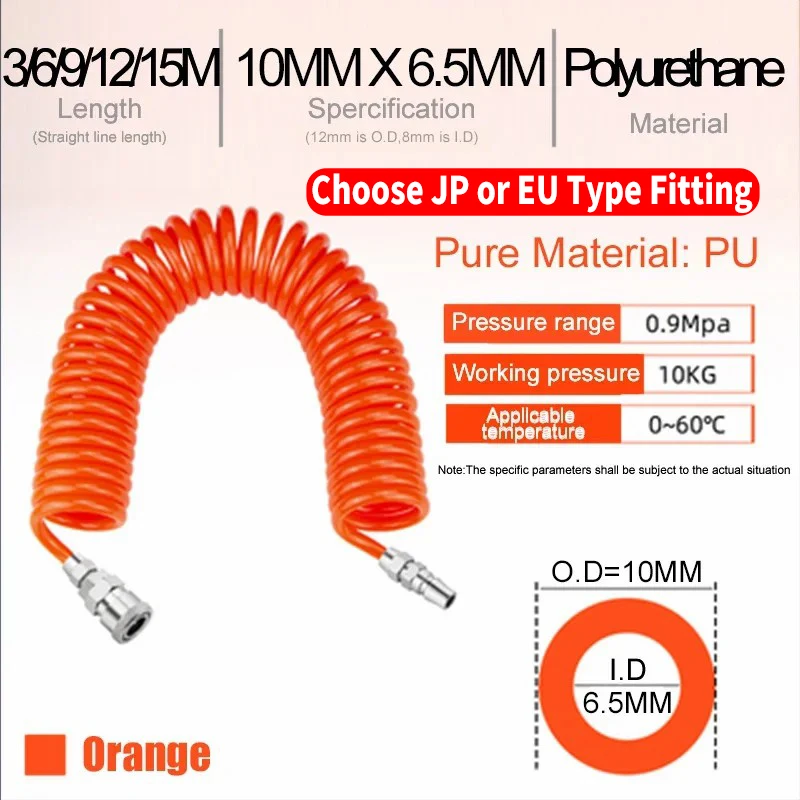 10x6.5mm Orange