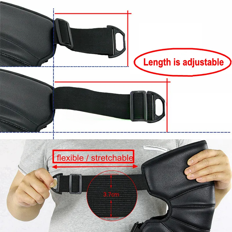 Genouillères chaudes pour moto, genouillères coupe-vent pour l\'hiver et l\'extérieur, protection des genoux en cuir PU imperméable