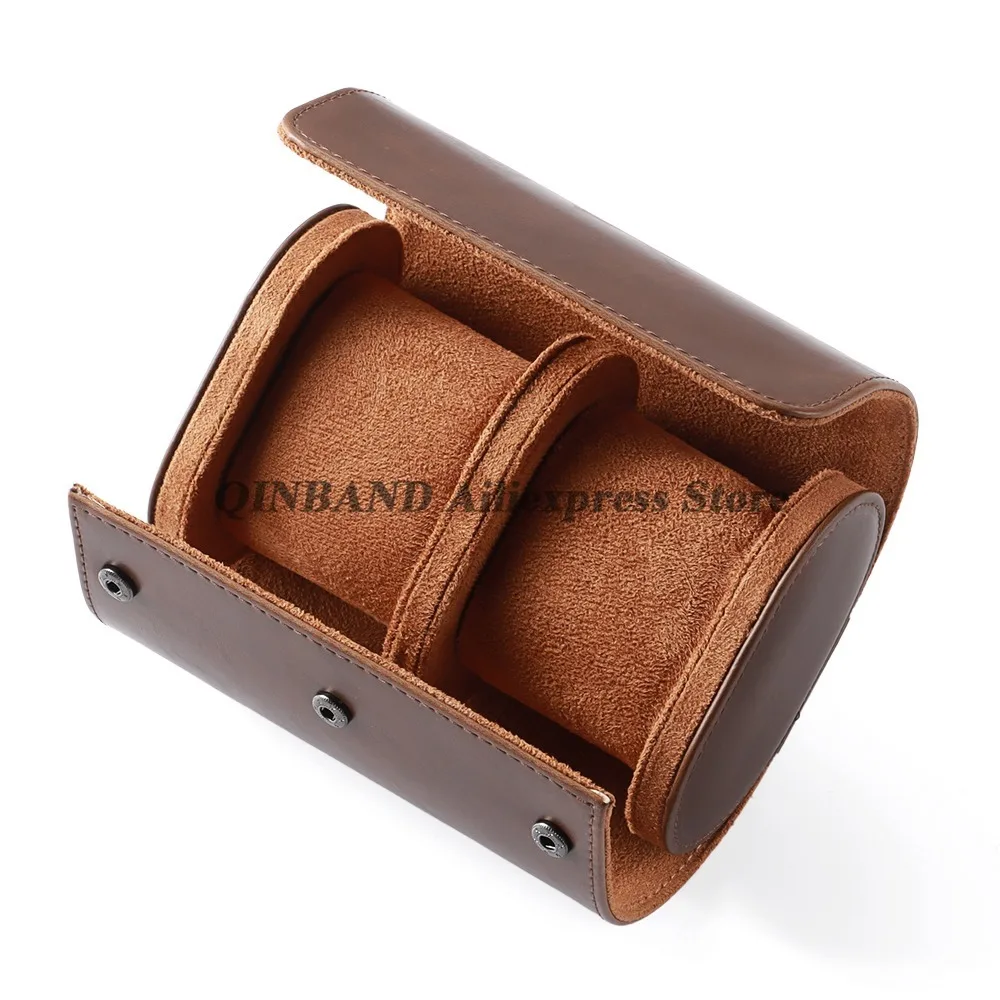 Étui de voyage pour montre, boîte en cuir PU pour montres, organisateur de rangement de montre Vintage, rangement sécurisé, organisateur d\'affichage de montre Vintage Étui de voyage pour montre, boîte en cuir PU pour montres, organisateur de rangement de montre Vintage, rangement sécurisé, organisateur d\'affichage de montre Vintage