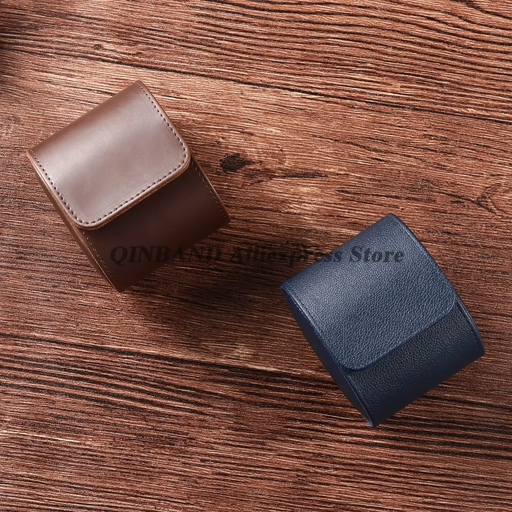 Étui de voyage pour montre, boîte en cuir PU pour montres, organisateur de rangement de montre Vintage, rangement sécurisé, organisateur d\'affichage de montre Vintage Étui de voyage pour montre, boîte en cuir PU pour montres, organisateur de rangement de montre Vintage, rangement sécurisé, organisateur d\'affichage de montre Vintage