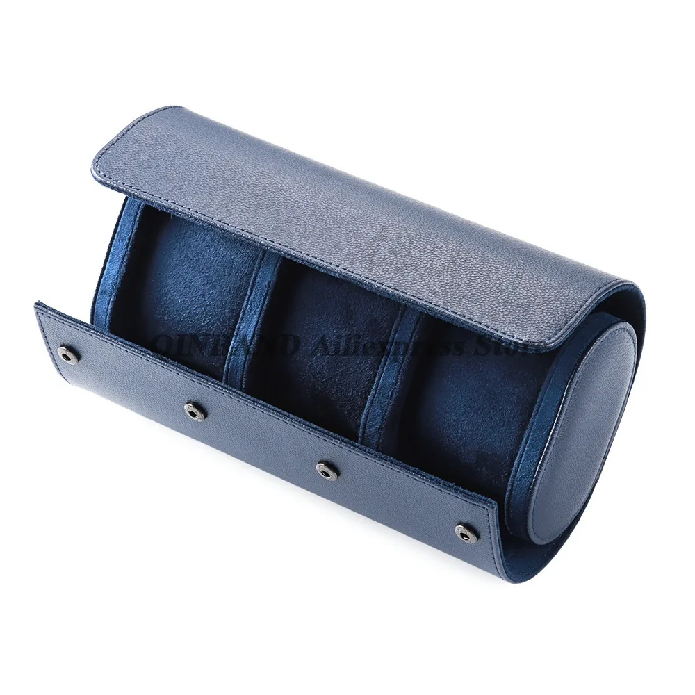 Étui de voyage pour montre, boîte en cuir PU pour montres, organisateur de rangement de montre Vintage, rangement sécurisé, organisateur d\'affichage de montre Vintage Étui de voyage pour montre, boîte en cuir PU pour montres, organisateur de rangement de montre Vintage, rangement sécurisé, organisateur d\'affichage de montre Vintage