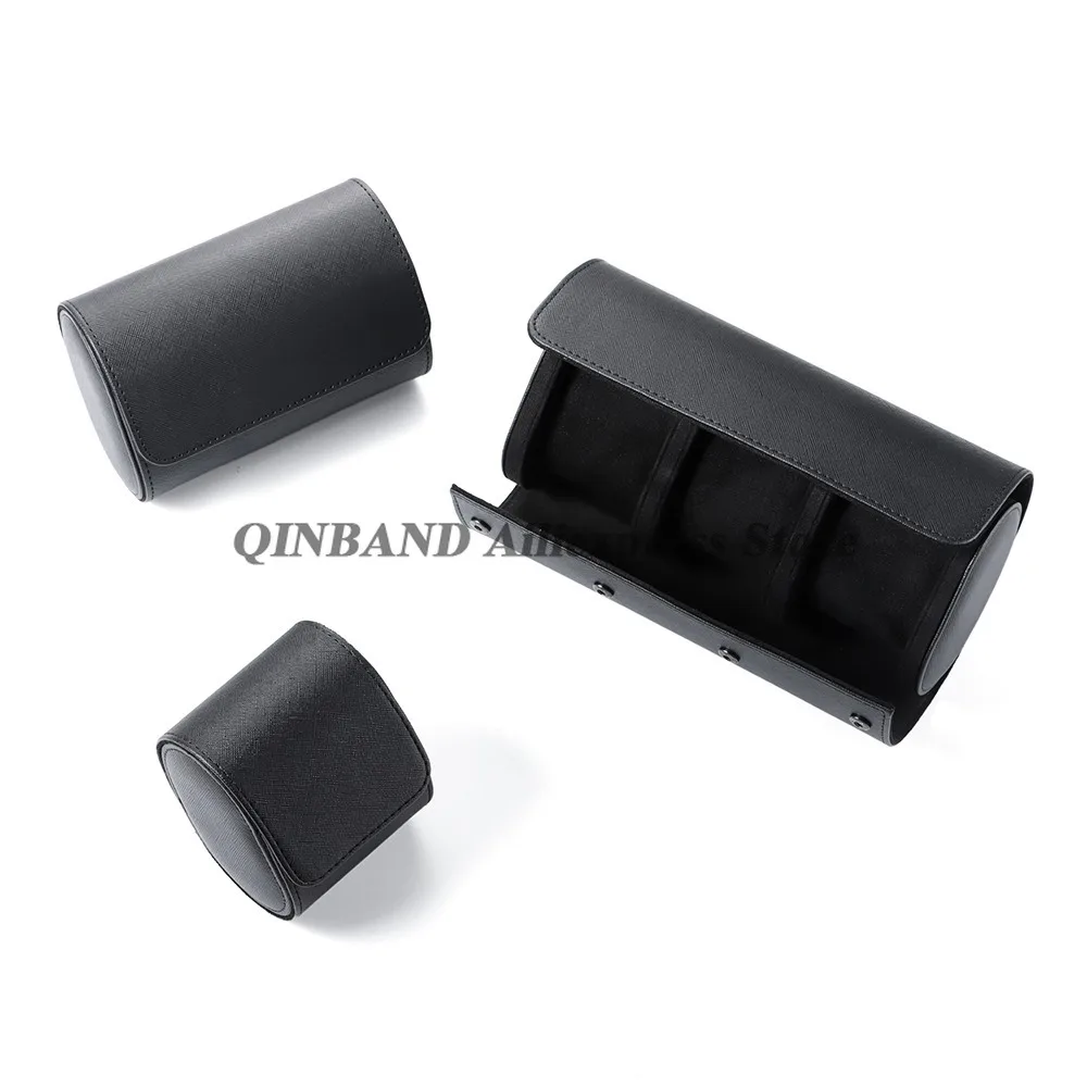 Étui de voyage pour montre, boîte en cuir PU pour montres, organisateur de rangement de montre Vintage, rangement sécurisé, organisateur d\'affichage de montre Vintage Étui de voyage pour montre, boîte en cuir PU pour montres, organisateur de rangement de montre Vintage, rangement sécurisé, organisateur d\'affichage de montre Vintage