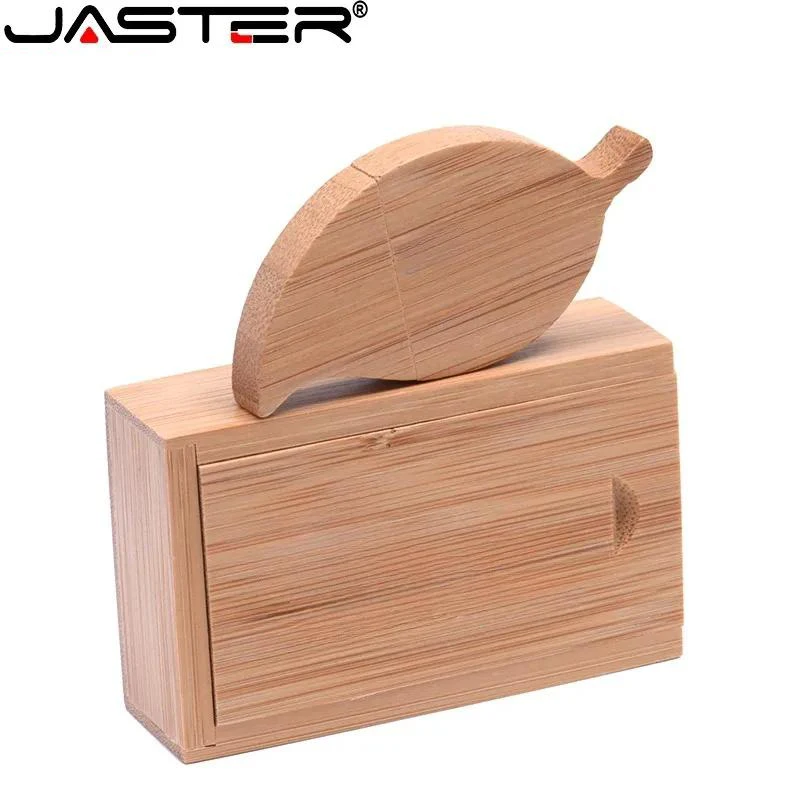 Clé USB 3.0 Bois Bambou Feuille Morte 128 64 32 16 8 4 Go Coffret PC Mac Linux – Image 4