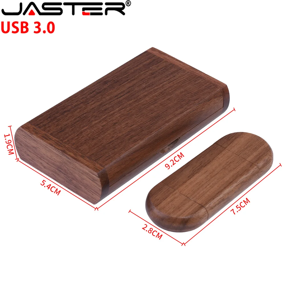 Clé USB 3.0 2 Ports Type C et A Bois de Bambou Erable Noyer 128 64 32 16 8 4 Go – Image 4