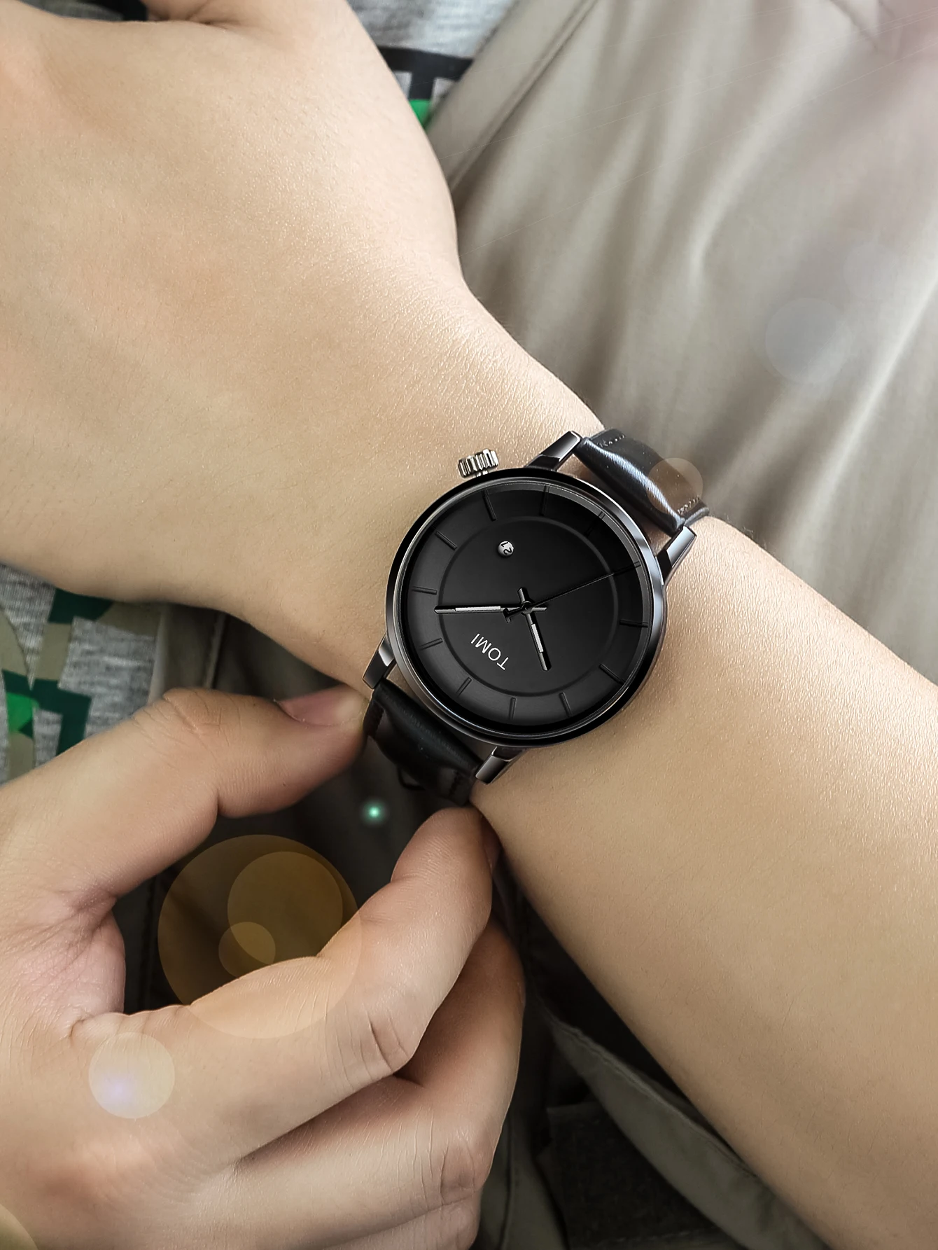 TOMI montre pour hommes de luxe mode marque originale montre à Quartz pour hommes d\'affaires