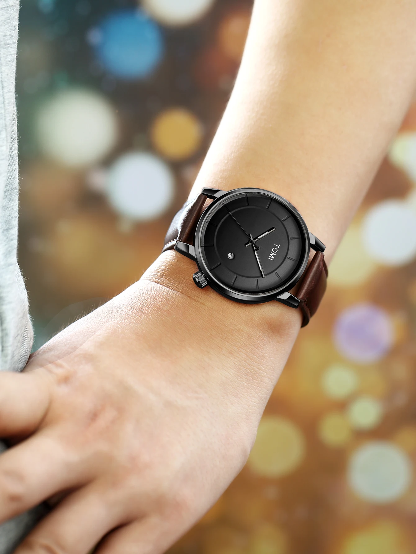 TOMI montre pour hommes de luxe mode marque originale montre à Quartz pour hommes d\'affaires