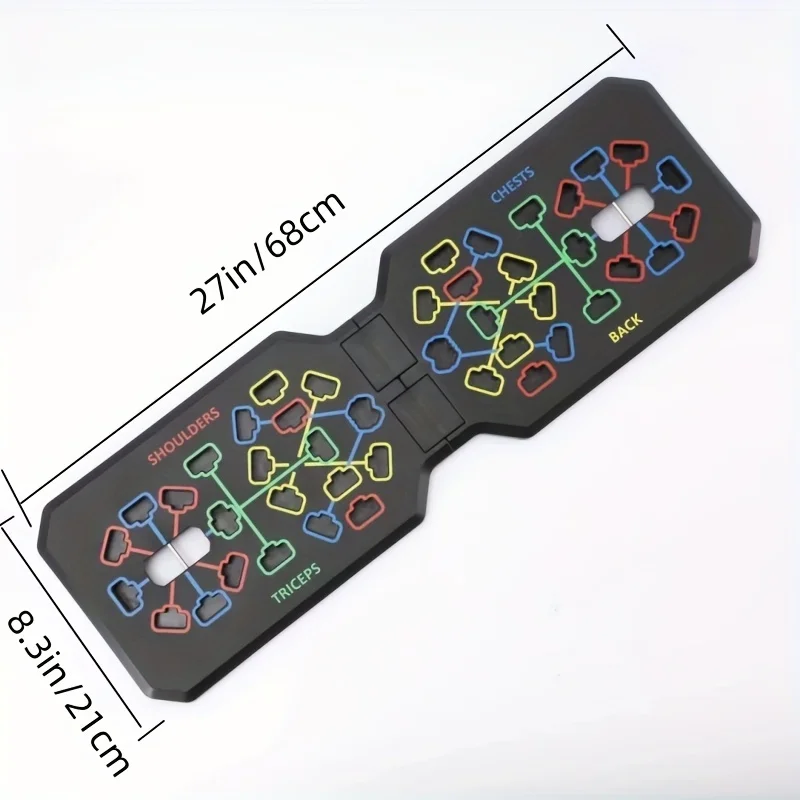 Planche + Barres Push-Up pour Pompes 10 Zones Bras Pectoraux Triceps Dos Abdos – Image 3