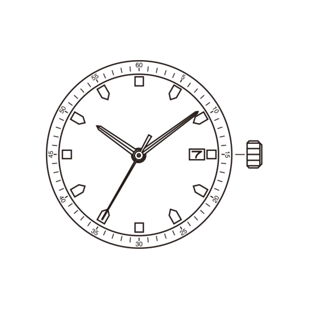 Mouvement Mécanisme de Montre Miyota 2115-3 Japan CWMJ Quartz à Pile Date – Image 5