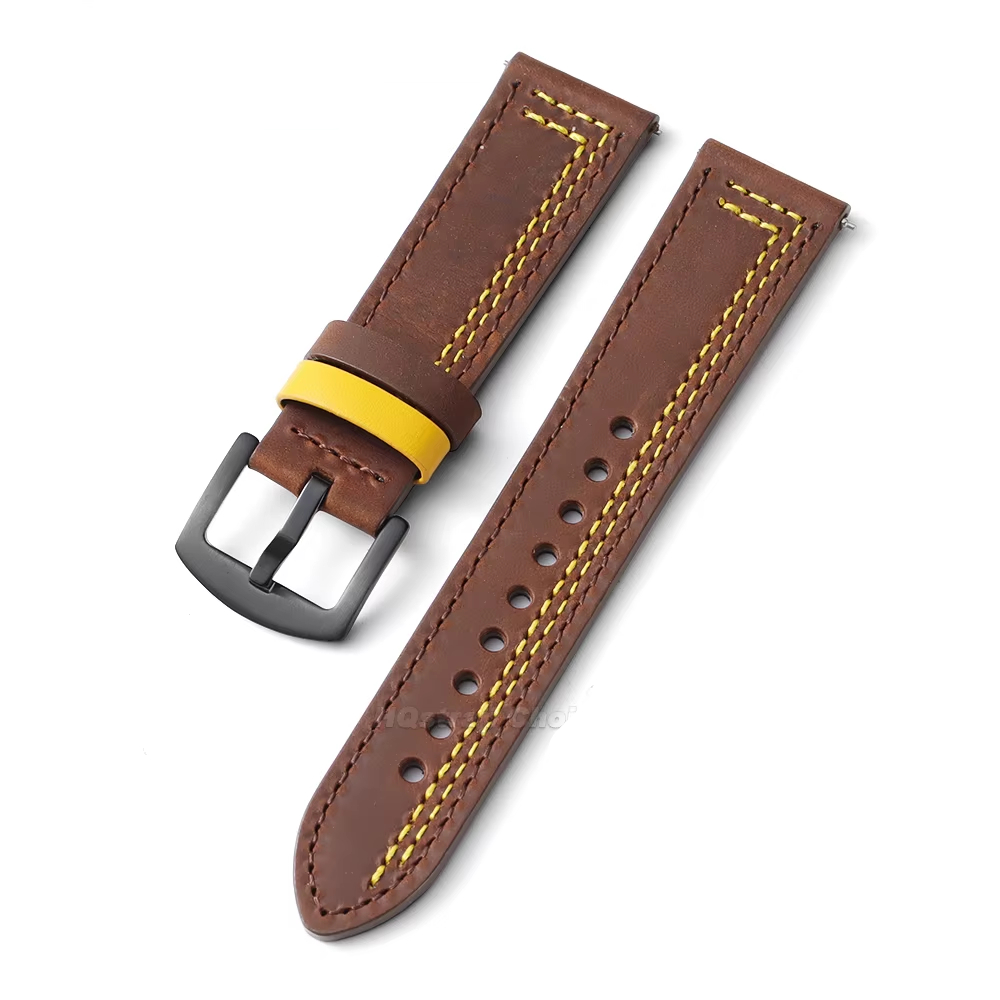 Marron Foncé Jaune