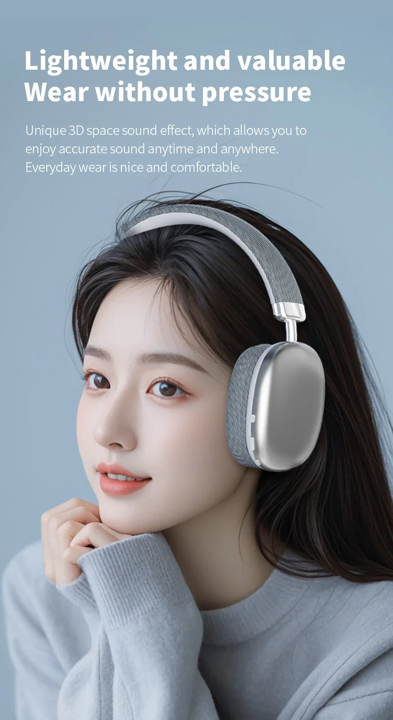 2025 nouveau Air Max Bluetooth écouteur sur l\'oreille casque sans fil stéréo surround casque de jeu pour Apple Iphone Xiaomi téléphone