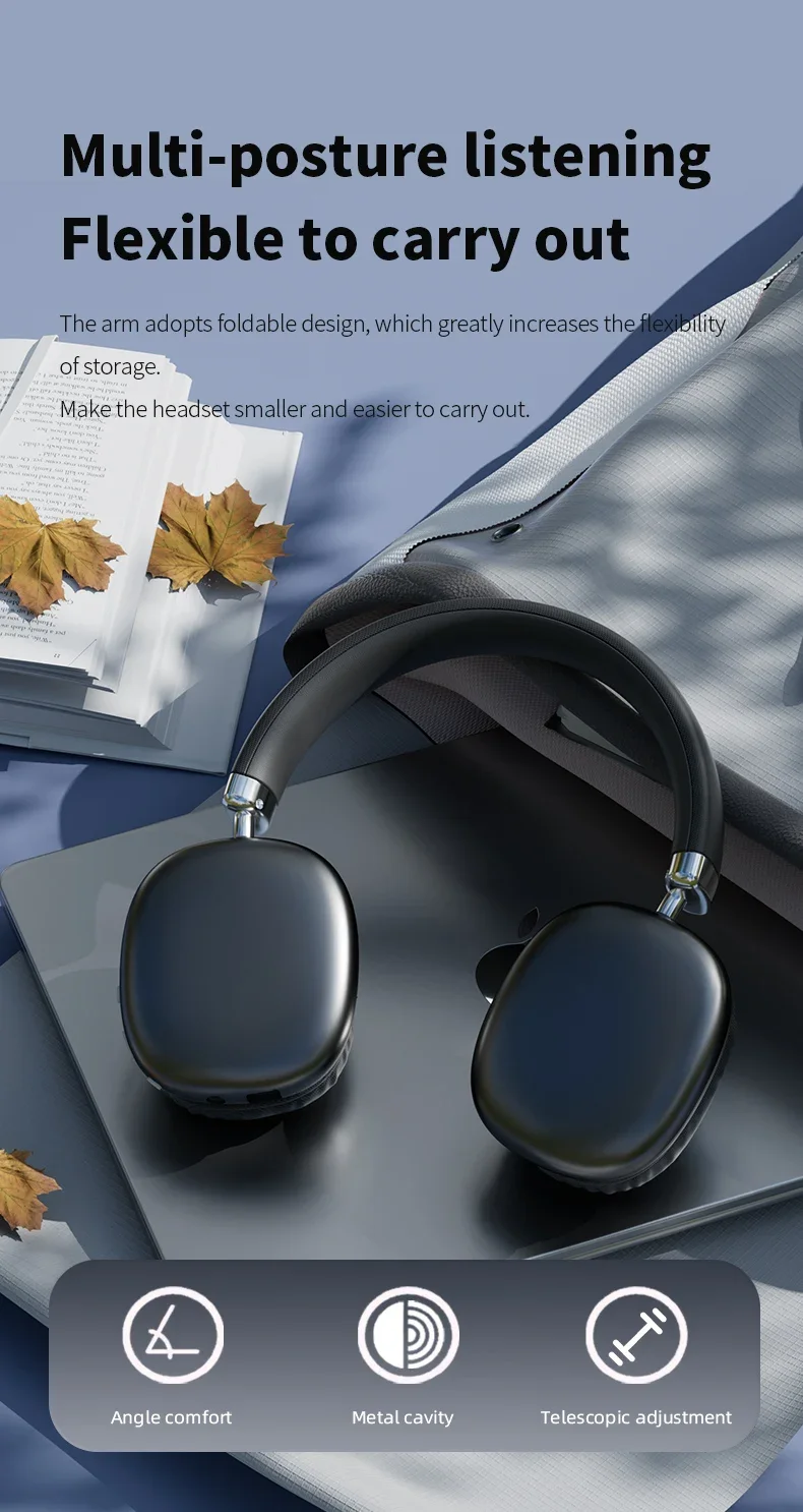 2025 nouveau Air Max Bluetooth écouteur sur l\'oreille casque sans fil stéréo surround casque de jeu pour Apple Iphone Xiaomi téléphone