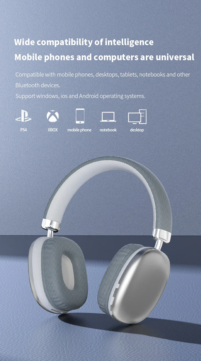 2025 nouveau Air Max Bluetooth écouteur sur l\'oreille casque sans fil stéréo surround casque de jeu pour Apple Iphone Xiaomi téléphone